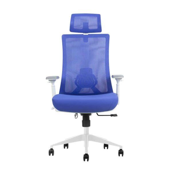 Bureaustoel Verona blauw multi color game stoel