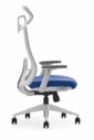 Bureaustoel Verona blauw-wit 5