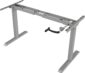 Bureau T-poot Slinger 120 x 80 cm Grijs Wit