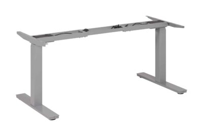 Zit-sta bureau onderstel 120 Aluminium