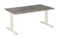 Bureau zit sta 140x80 Wit Oxyd