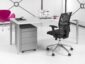 Bureau 4-poot 200 x 100 Aluminium Havanna